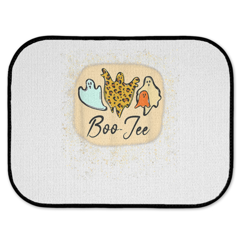 Boo Jee Ghost Leopard Hippie Halloween T Shirt Rear Car Mat | Artistshot