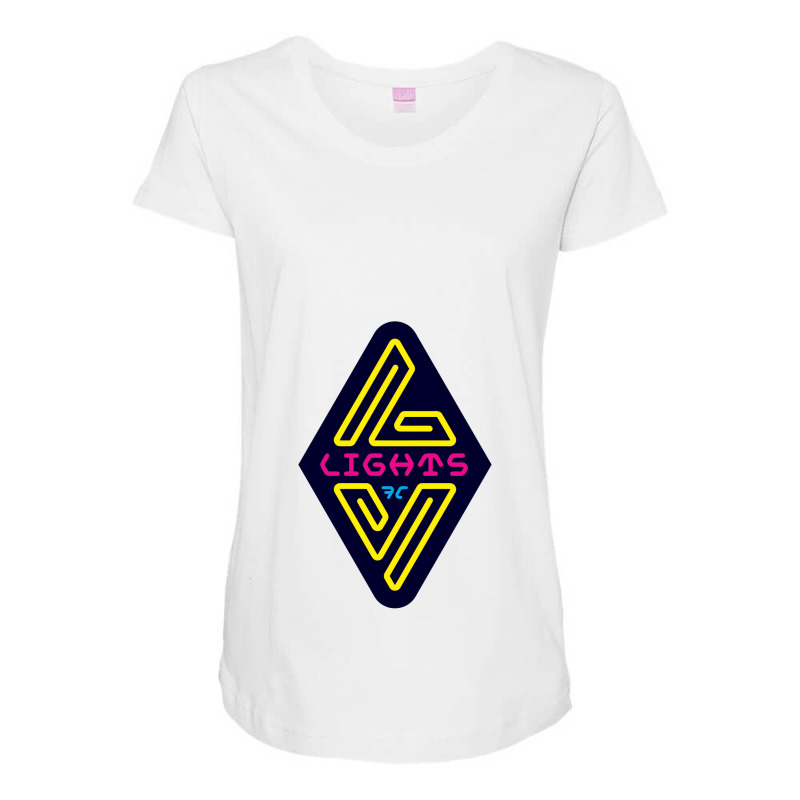 Us, Las Vegas Lights Ball Maternity Scoop Neck T-shirt by Keunan | Artistshot