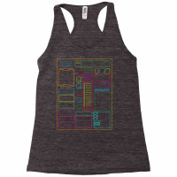 Dungeons Character Sheet Fantasy Rpg Gamer Racerback Tank | Artistshot