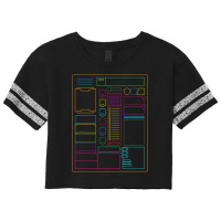 Dungeons Character Sheet Fantasy Rpg Gamer Scorecard Crop Tee | Artistshot