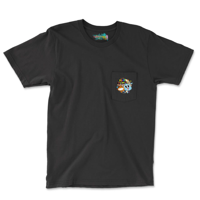 Cn The Amazing World Of Gumball By The Power Of Friendship Pocket T-shirt | Artistshot