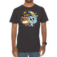 Cn The Amazing World Of Gumball By The Power Of Friendship Vintage T-shirt | Artistshot