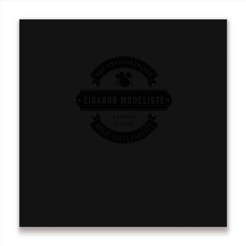 Zigaboo Modeliste The Unforgettable Music Lasts Forever Search Twice F Metal Print Square | Artistshot