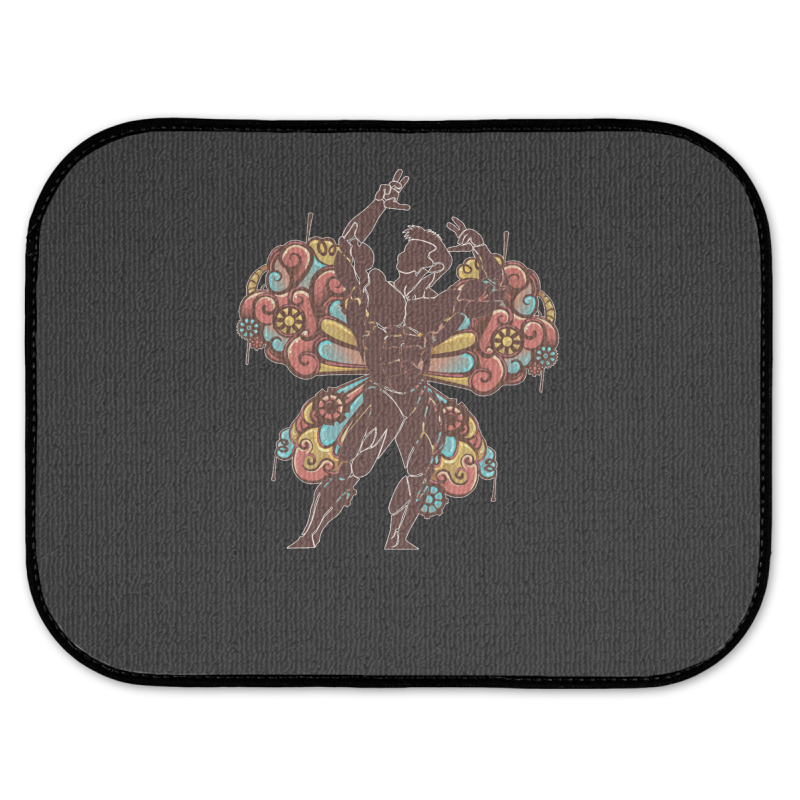 Bodybuilding Golden Aesthetics Rear Car Mat | Artistshot