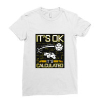 Rocket Car Soccer Its Ok Calculated Gift For Fans, For Men And Women Ladies Fitted T-shirt | Artistshot