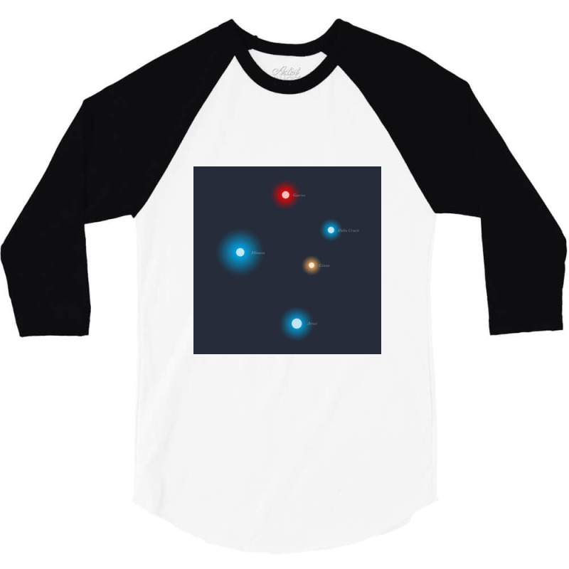 Constellation Southern Cross   Astronomy 3/4 Sleeve Shirt | Artistshot