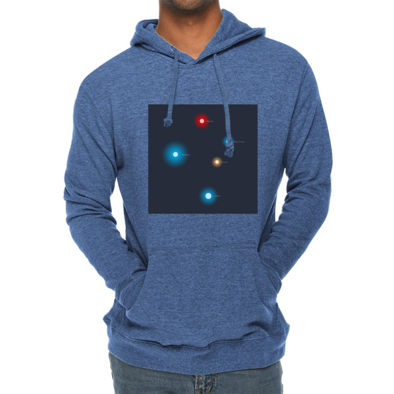 Constellation Southern Cross   Astronomy Lightweight Hoodie | Artistshot