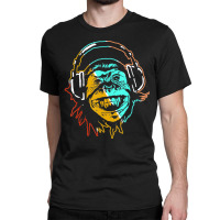 Monkey Dj Studio Sound Engineer Audio Engineer Music Classic T-shirt | Artistshot