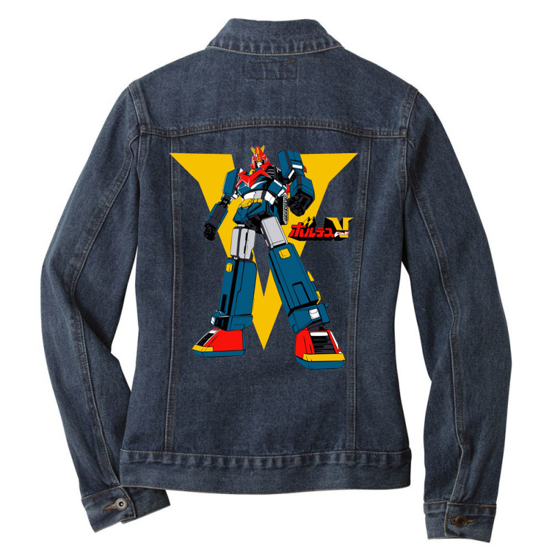 Superhero Team Anime Ladies Denim Jacket | Artistshot