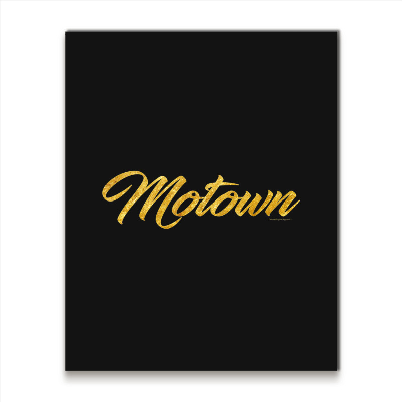 Motown Detroit Michigan Motor City Music Metal Print Vertical | Artistshot