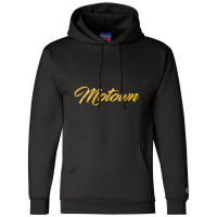 Motown Detroit Michigan Motor City Music Champion Hoodie | Artistshot