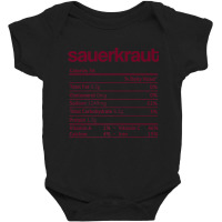 Sauerkraut Nutrition Fact Funny Thanksgiving Christmas Premium T Shirt Baby Bodysuit | Artistshot