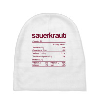 Sauerkraut Nutrition Fact Funny Thanksgiving Christmas Premium T Shirt Baby Beanies | Artistshot