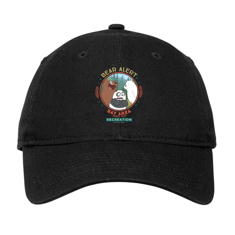 Cn We Bare Bears Bear Alert Bay Area Parks And Recreation Adjustable Cap by duongnhannam | Artistshot