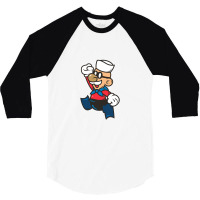 Super Jump Bb, Barnacle Boy 3/4 Sleeve Shirt | Artistshot