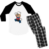 Super Jump Bb, Barnacle Boy Men's 3/4 Sleeve Pajama Set | Artistshot