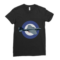 Raf English Electric Canberra Bomber Plane-veuki Ladies Fitted T-shirt | Artistshot