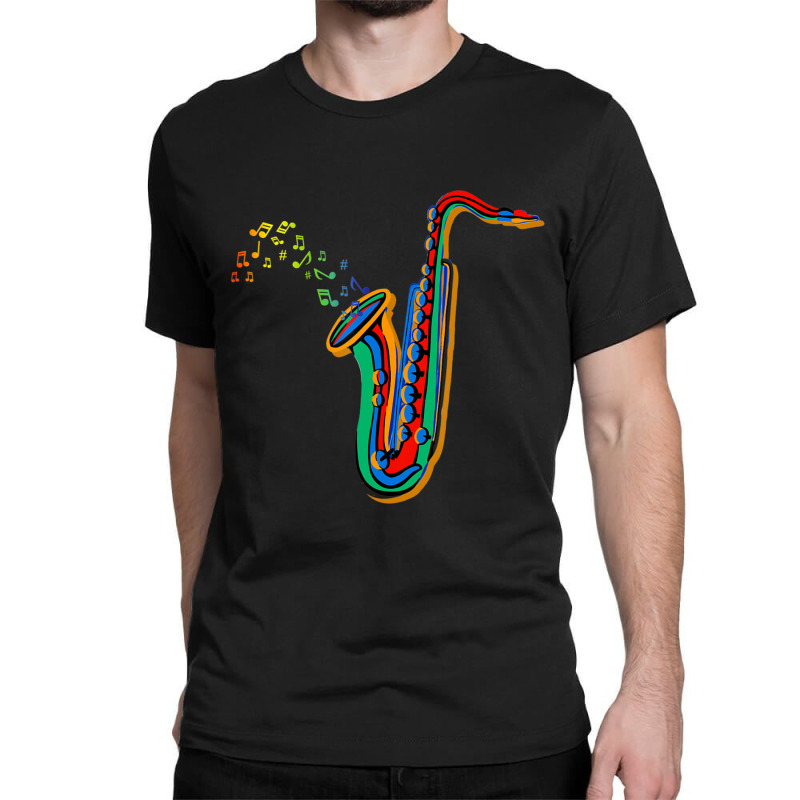 Musical Instrument Saxophone Player Saxophone Classic T-shirt by Kosdapen517 | Artistshot