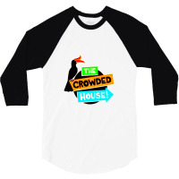 Crowded House 3/4 Sleeve Shirt | Artistshot