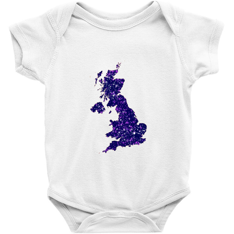 Britain Galaxy Silhouette Classic Baby Bodysuit | Artistshot