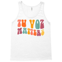 Tu Voz Matters Spanish Speech Language Pathologist Slp Slpa T Shirt Tank Top | Artistshot