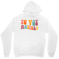 Tu Voz Matters Spanish Speech Language Pathologist Slp Slpa T Shirt Unisex Hoodie | Artistshot