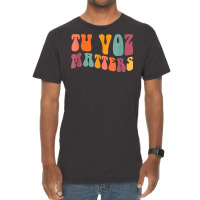 Tu Voz Matters Spanish Speech Language Pathologist Slp Slpa T Shirt Vintage T-shirt | Artistshot