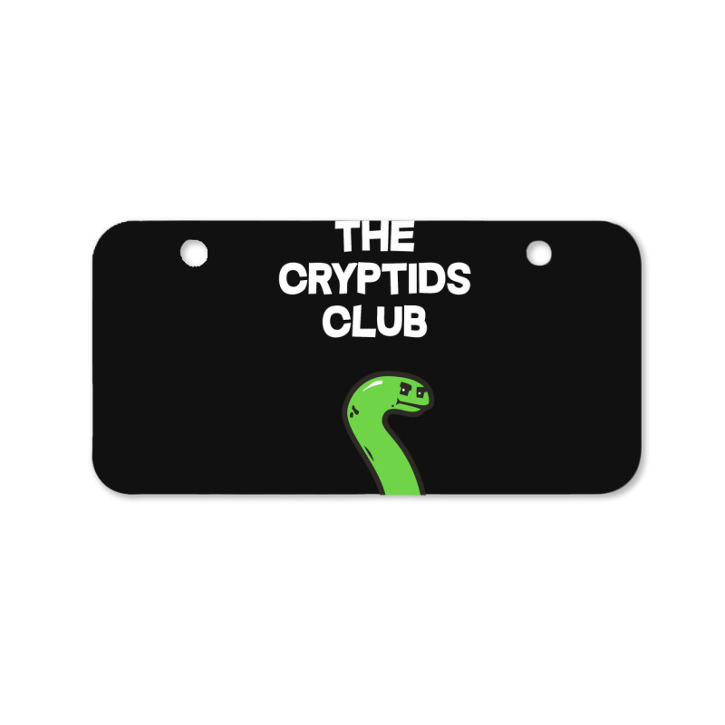 The Cryptids Club, Club Bicycle License Plate | Artistshot