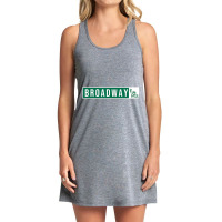 Musical Theater Broadway Street Sign Tank Dress | Artistshot