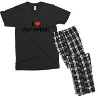 I Love Dance Pop (music) Men's T-shirt Pajama Set | Artistshot