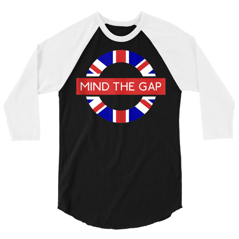 London Souvenir Mind The Gap Underground Tube Tank Top 3/4 Sleeve Shirt | Artistshot