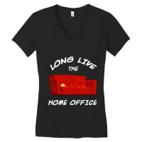 Long Live The Home Office Women's V-neck T-shirt | Artistshot