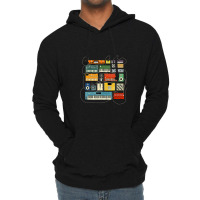 Synthesizer And Drum Machine For Electronic Musician Lightweight Hoodie | Artistshot