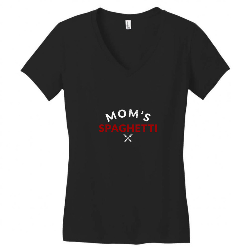 Mom’s Spaghetti Women's V-Neck T-Shirt by DonnaClifton | Artistshot