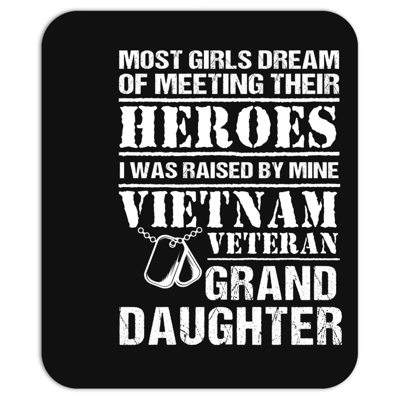 Vietnam Veteran Granddaughter Mousepad | Artistshot