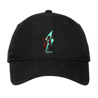 Ms Lightning Bolt Silhouette Adjustable Cap | Artistshot