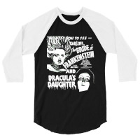 Bride Of Frankensteindracula's Daughter 3/4 Sleeve Shirt | Artistshot