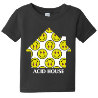 Acid House Smiley White House Baby Tee | Artistshot