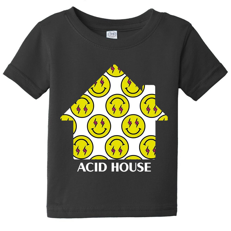 Acid House Smiley White House Baby Tee | Artistshot