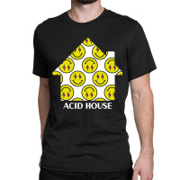 Acid House Smiley White House Classic T-shirt | Artistshot