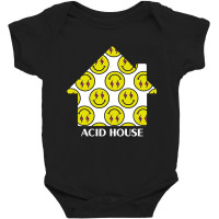 Acid House Smiley White House Baby Bodysuit | Artistshot