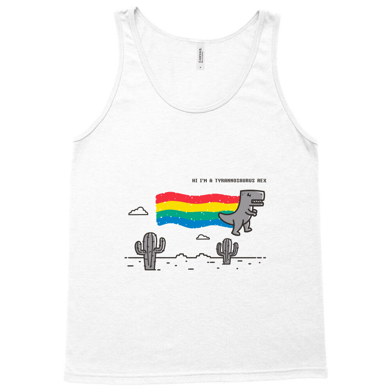 T Rex Nyan, Dino Tank Top | Artistshot