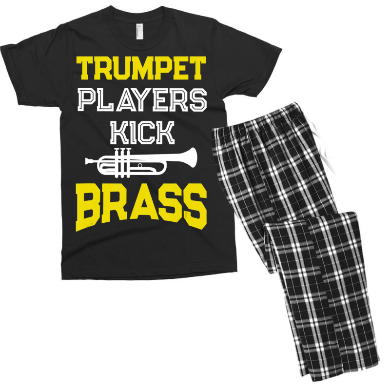 Trumpet Players Kick Brass For Trumpeters Men's T-shirt Pajama Set | Artistshot