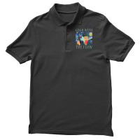 Gogh With The Flow Van Gogh Starry Night Impressionist Men's Polo Shirt | Artistshot