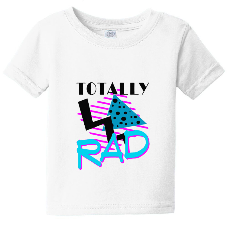 Totally Rad 1980s Baby Tee by Mollystinnettc | Artistshot