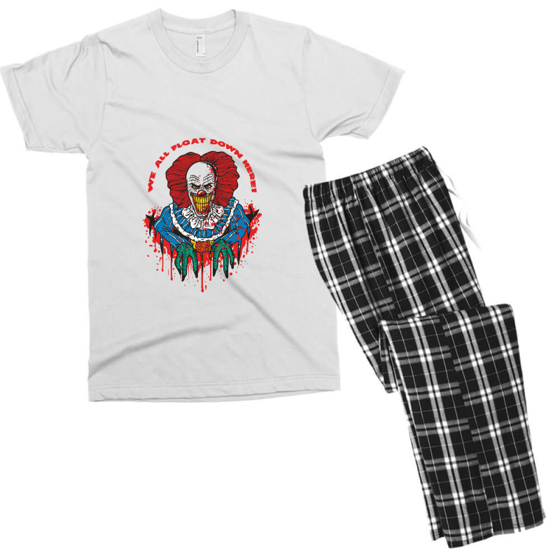 We All Float Down Here, Clown Men's T-shirt Pajama Set | Artistshot