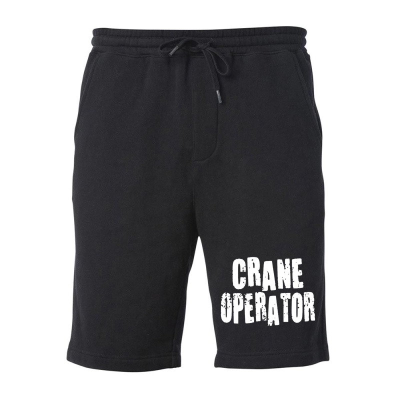 Crane Operator Fleece Short | Artistshot