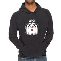 Woof, Dog Vintage Hoodie | Artistshot