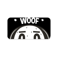 Woof, Dog Bicycle License Plate | Artistshot