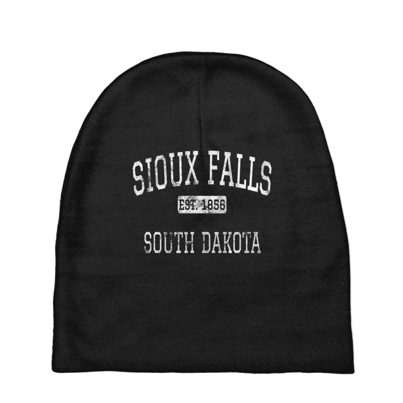 Sioux Falls South Dakota Sd Vintage Baby Beanies by cm-arts | Artistshot